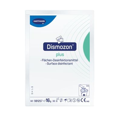 Hartmann Dismozon® plus Desinfektionsreiniger - 100 x 16 g Beutel | Karton (1 Packung