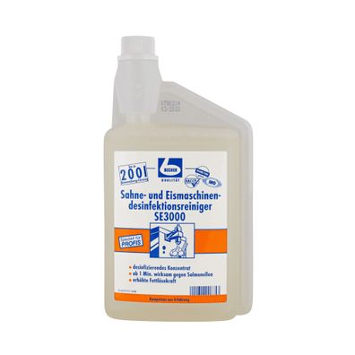 Dr. Becher Sahne- und Eismaschinendesinfektionsreiniger SE3000- 1 Liter | Flasche (1