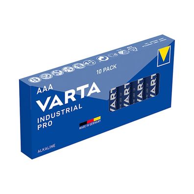 Varta Industrial Pro Micro Batterie 4003 LR03 AAA - 10er-Pack | Packung (1 Stück)