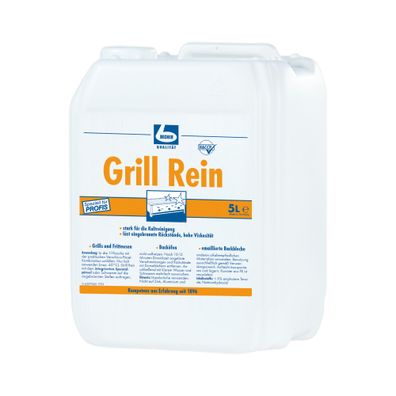 Dr. Becher Grill Rein Grillreiniger - 5 Liter | Karton (1 Kanister)