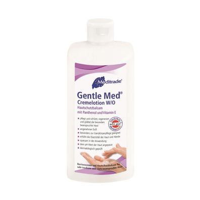 Meditrade Gentle Med® Cremelotion (W/ O) - 500 ml | Flasche (1 ml)