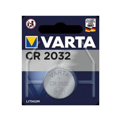 Varta CR2032 3V Batterie Knopfzelle Lithium - 1 Stück | Packung (1 Stück)