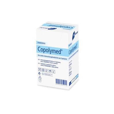 Meditrade Copolymed® sterile Einmalhandschuhe Größe S - 50 Paar | Packung (50 Stück)