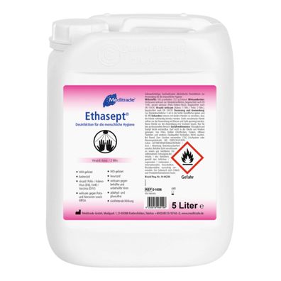 Meditrade Ethasept® Händedesinfektionsmittel - 5 Liter | Kanister (5000 ml)