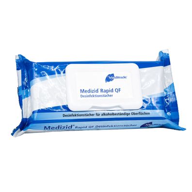Meditrade Medizid® Rapid QF Flowpack, 80 Tücher | Packung (80 Stück)
