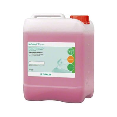 B. Braun Softasept® N Hautdesinfektionsmittel, gefärbt - 5 Liter | Kanister (5000 ml)