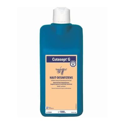 BODE Cutasept® G gefärbtes Hautantiseptikum - 1 Liter Flasche ASIN B00OH8F614 x1 | Fl