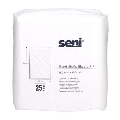 Seni Soft Basic He 90 cm x 60 cm a 25 - B07RK3RD9C | Packung (25 Stück)