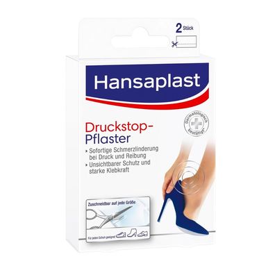 Hansaplast Druckstop Pflaster - 2 Stück | Packung (1 Stück)