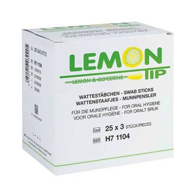 Lemon Tip Mundpflegestäbchen - 75 Stück | Packung (75 Stück)