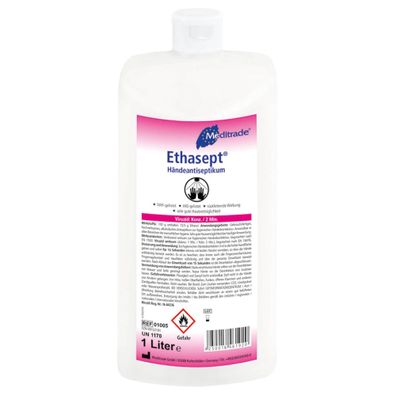 Ethasept® Händedesinfektionsmittel 1 Liter Flasche Desinfektionsmittel für die mensch