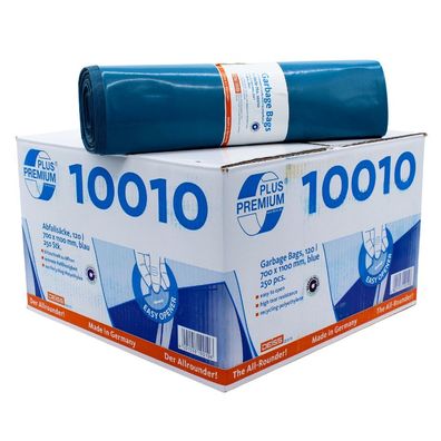 DEISS Premium Plus® Typ-100 Abfallsäcke 10010, 120 Liter - Der Allrounder - Karton /