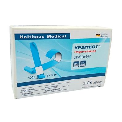 Holthaus Ypsitect® Fingerverband, 2 x 18 cm, 100 Stück | Packung (100 Stück)