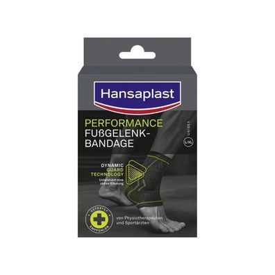 Hansaplast Performance Fußgelenk-Bandage Größe S/ M | Packung (1 Stück)
