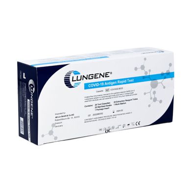Clungene COVID-19 Antigen Rapid Test Kit (Swab) Nasenabstrich Test-ID AT006/22 | 25er