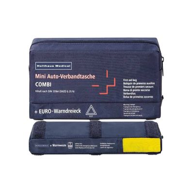 Holthaus Medical Mini-Verbandtasche COMBI Auto | Packung (1 Taschen)