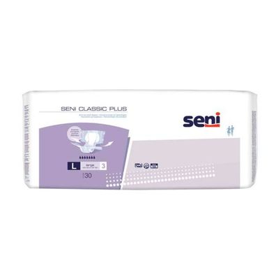 Seni Classic Plus Inkontinenzhose, Größe S-XL - 30 Stück - L | Packung (30 Stück)
