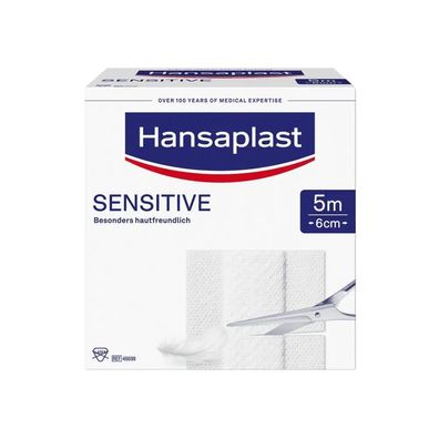 Hansaplast Sensitive Pflaster - 5 Meter - 5 m x 4 cm - B07N14T9NB | Packung (5 m)