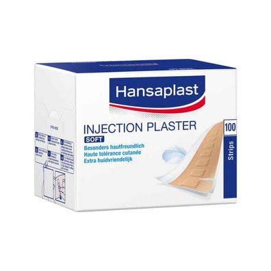 Hansaplast Soft Injektionspflaster, 4 x 1,9 cm - 100 Stück