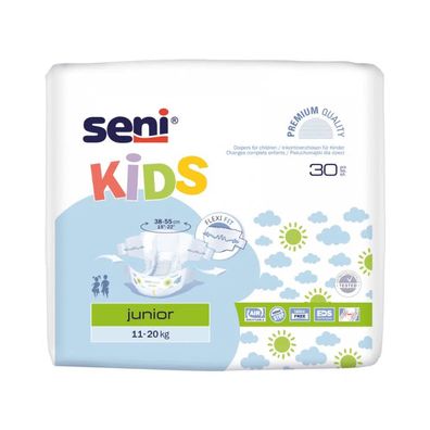 Seni Kids Junior Inkontinenzhosen - 11-20 kg | Packung (30 Stück)