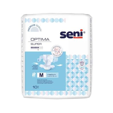 Seni Optima Super Inkontinenzvorlagen mit Hüftbund - 10 Stück - M | Packung (10 Stück