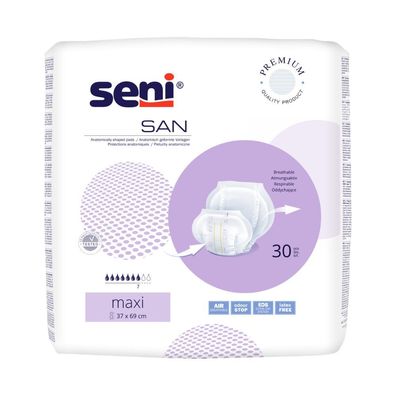 4x Seni San Maxi Inkontinenzvorlage - 30 Stück - 5900516201869 | Packung (30 Stück)