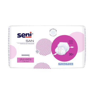 Seni San Plus Extra Inkontinenzvorlage - 30 Stück | Packung (30 Stück)
