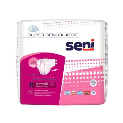 Super Seni Quatro Inkontinenzhosen, Größe S-XL - 10 Stück - S | Packung (10 Stück)