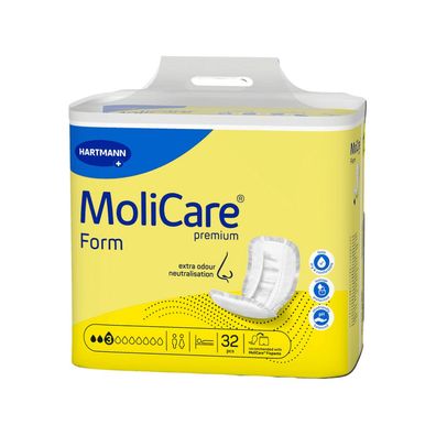 MoliCare Premium Form Vorlage, 3 Tropfen - 32 Stück - 4052199582320 | Packung (32 Stü