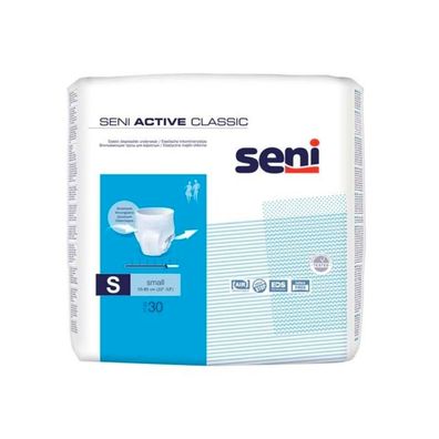 3x Seni Active Classic Inkontinenzpants, Größe S-XL - 30 Stück - S - 5900516174101 |