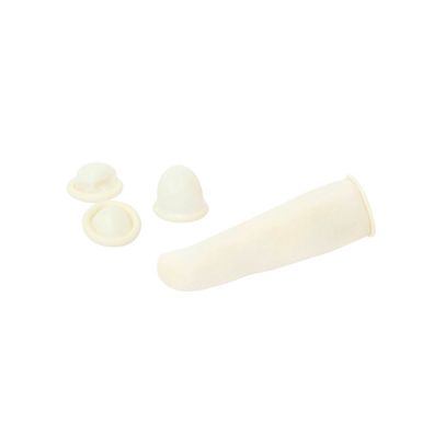 Meditrade Latex-Fingerlinge - 100 Stück - Größe 2 | Packung (100 Stück) (Gr. Größe 2)