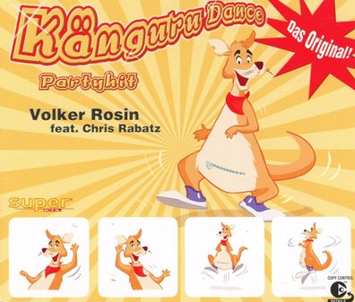 Maxi CD Cover Volker Rosin - Känguru Dance