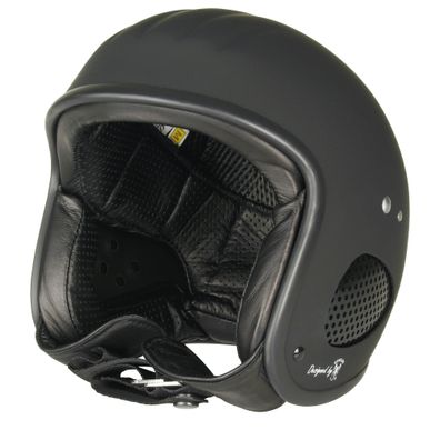 Bores Helm SRM Slight 4 Jethelm mit Leder Innenfutter matt Black