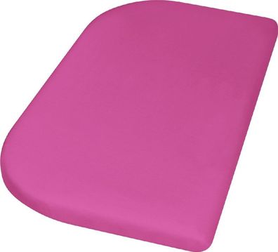 Playshoes Kinder Jersey-Spannbettlaken 89x51 + 10 cm (2er Pack) Pink