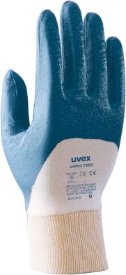 Uvex Schutzhandschuhe Uniflex 7020 60515 (60515) 10 Paar