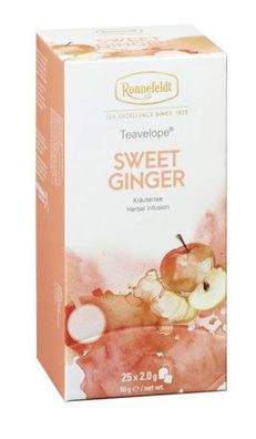 Teavelope Sweet Ginger aromat. Kräutertee 25 Teebeutel 50g