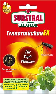 4x7,5ml Substral Trauermücken EX