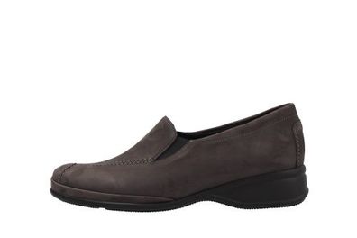 Semler Slipper- Grau Veloursleder