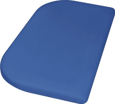 Playshoes Kinder Jersey-Spannbettlaken 81x42 + 10 cm Blau