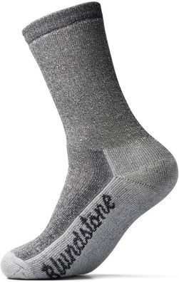 Blundstone Socken Grey and Black Mid-Weight Merino Wool Socks