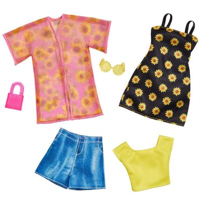 Sunflower | 2 Garderoben Set | Barbie | Mattel | Puppen-Kleidung