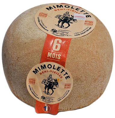 Mimolette ganze Kugel mittelalt 6 Monate gereift von Isigny ca 3 kg