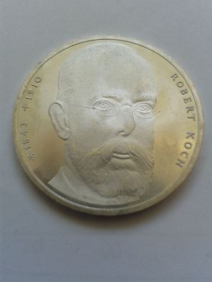 10 Mark 1993 Robert Koch 15,5g Silber 10 DM 1993 Silber