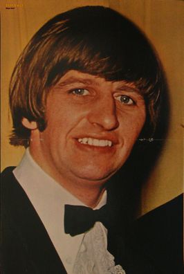 Originales altes Bravo Poster Beatles Ringo Starr