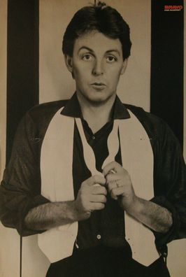 Originales altes Bravo Poster Beatles Paul McCartney