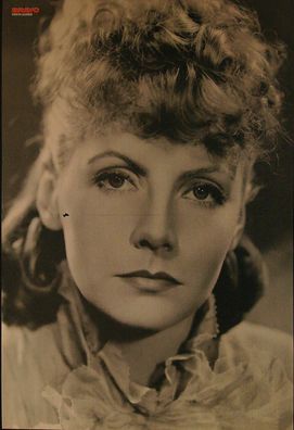 Originales altes Bravo Poster Greta Garbo