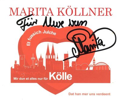 Maxi CD Marita Köllner - Mir dun et alles nur für Kölle