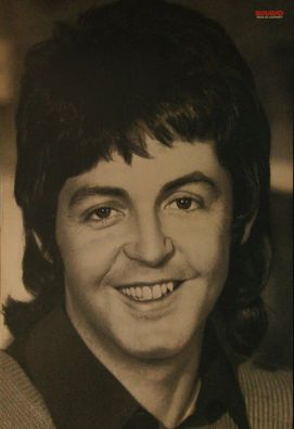 Originales altes Bravo Poster Paul McCartney (2)
