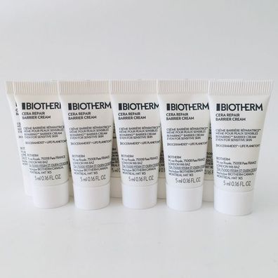 Biotherm Cera Repair Barrier Cream Sensitive Skin 50ml ( 10 X 5ml )