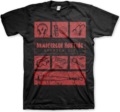 Stranger Things Demogorgan Hunter Starter Kit T-Shirt Black
